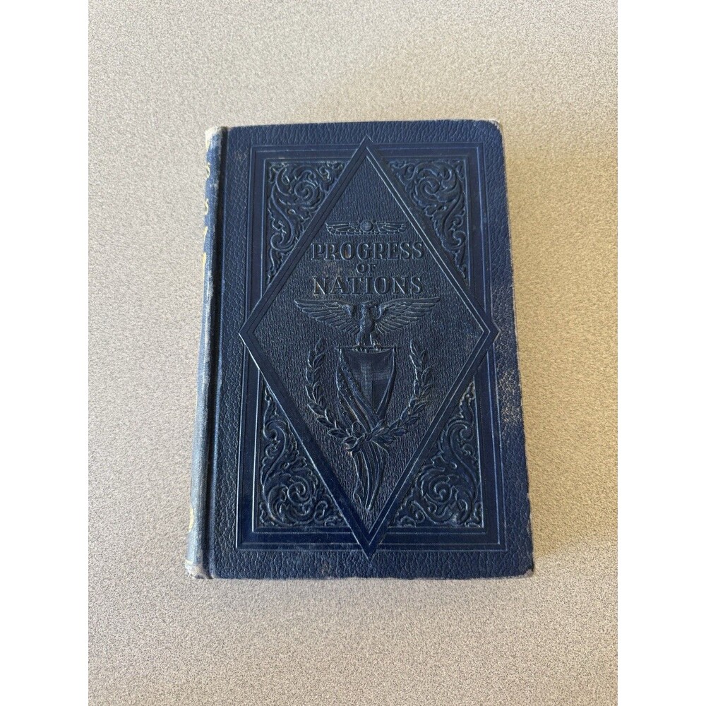 Progress of Nations Vol V 1930 Disabled American Veterans Vintage History Book